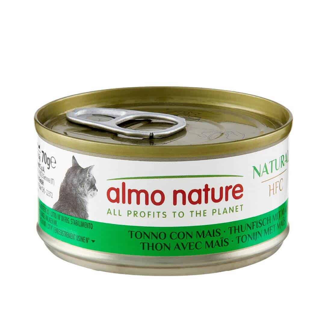 ALMO Boîte HFC Cat Thon Maïs 70g