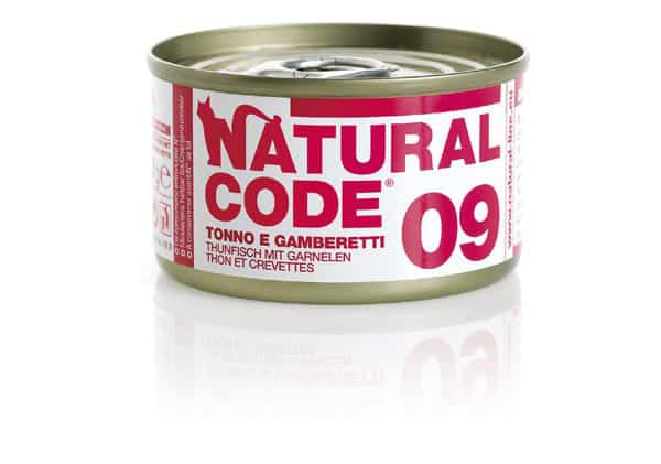 NATURAL CODE 09 Thon & Crevettes 85g