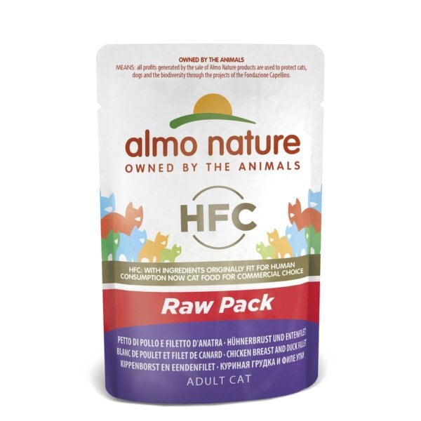 ALMO HFC Natural Cat Blanc de Poulet et Filet de Canard 55g