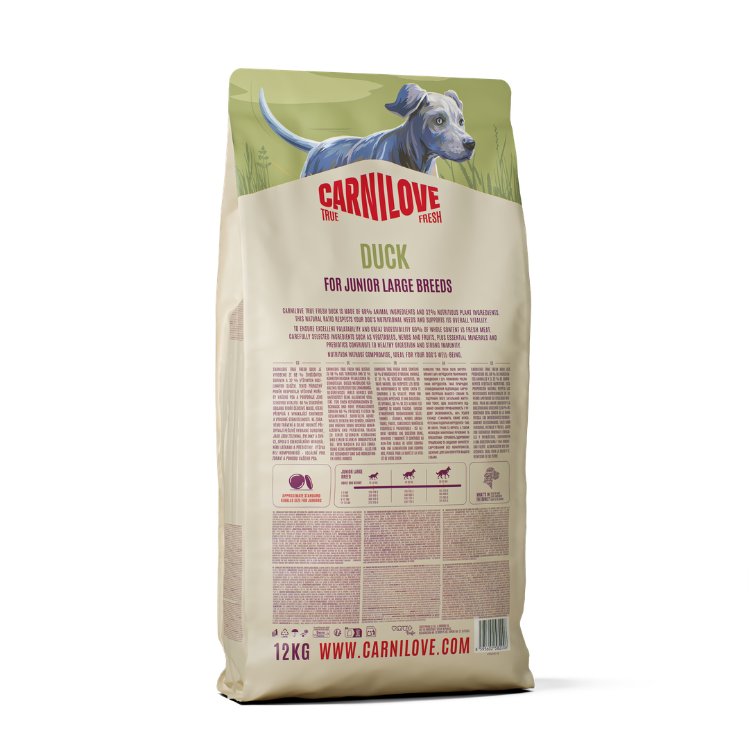 CARNILOVE TRUE FRESH Junior Large Breed Canard