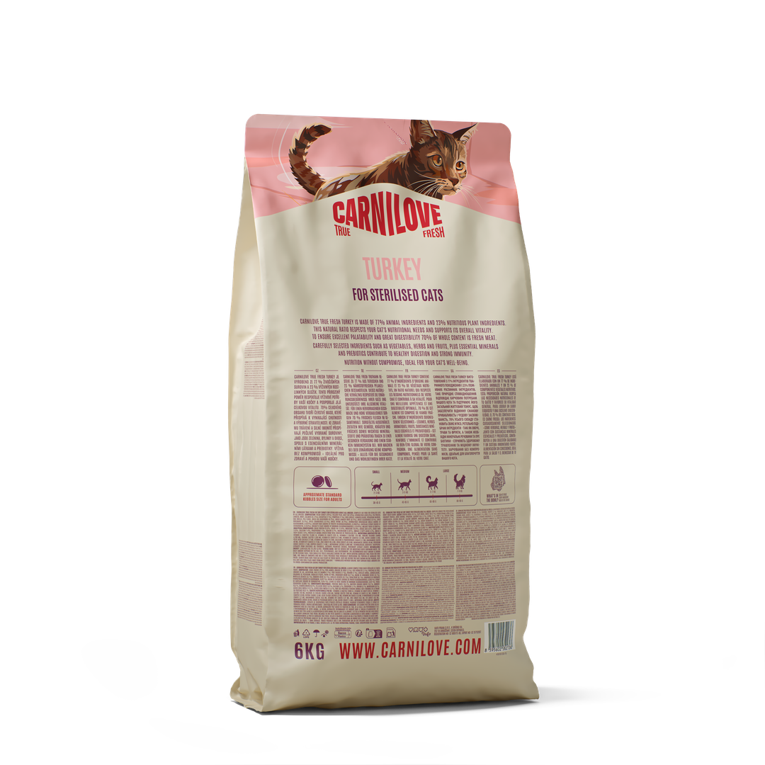 CARNILOVE TRUE FRESH Adult Sterilised Dinde