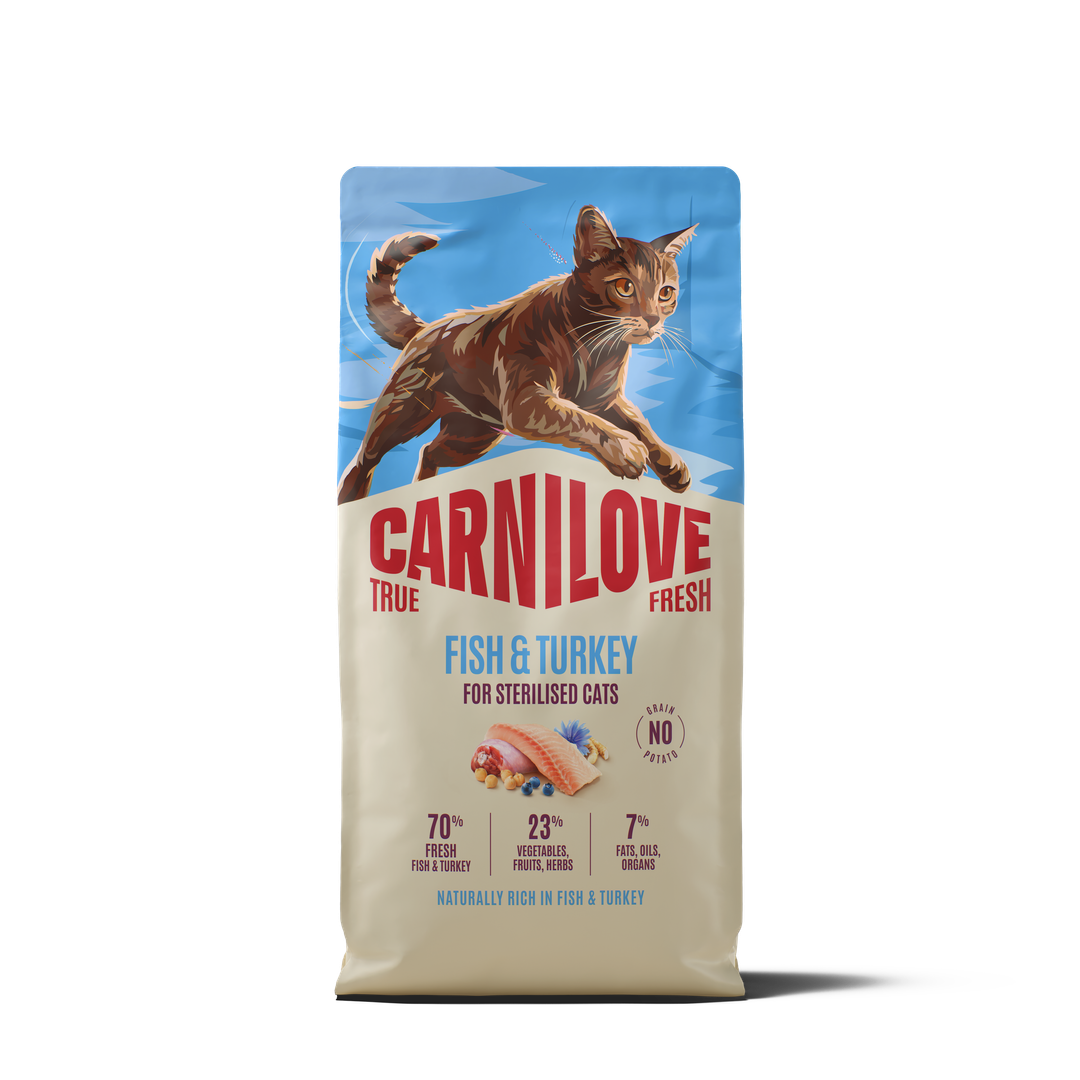 CARNILOVE TRUE FRESH Adult Sterilised Poisson & Dinde