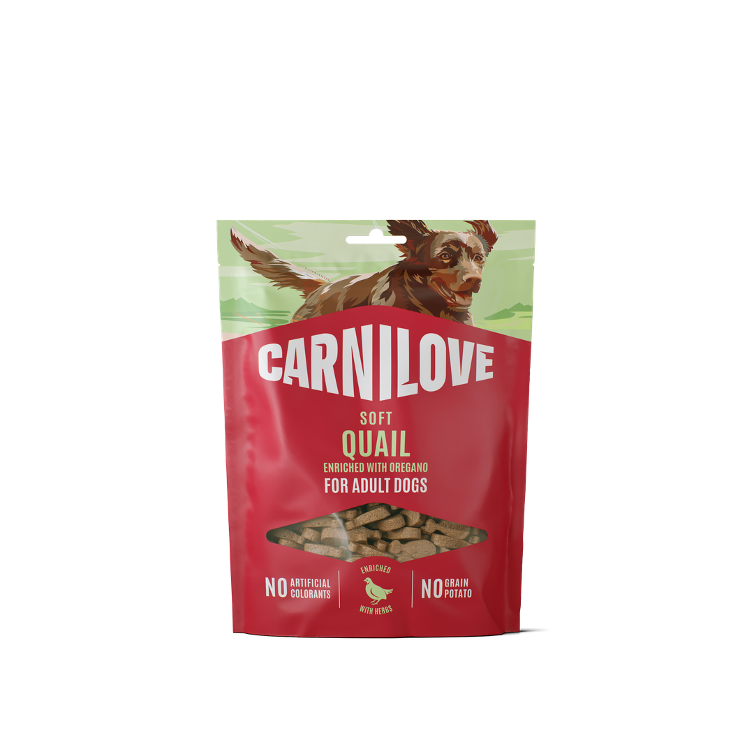 CARNILOVE Quail Oregano 200g — packshot officiel