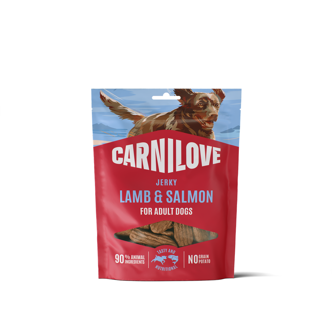 CARNILOVE Dog Jerky Agneau & Saumon 100g