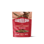 CARNILOVE Dog Jerky Dinde & Lapin 100g