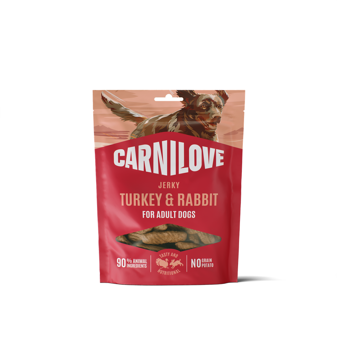 CARNILOVE Dog Jerky Dinde & Lapin 100g