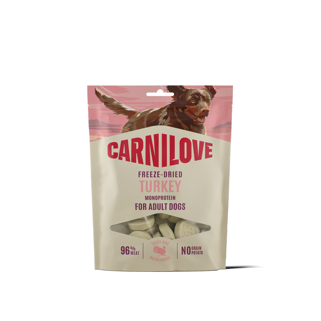 CARNILOVE Dog Freeze Dried Dinde 60g