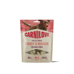 CARNILOVE Dog Freeze Dried Dinde & Gibier 60g