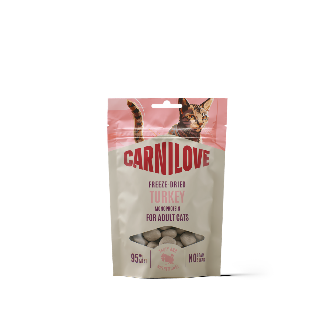 CARNILOVE Cat Freeze Dried Dinde 40g