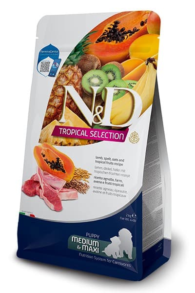 FARMINA N&D Tropical Selection Puppy Medium & Maxi Agneau