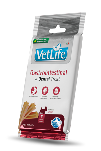FARMINA Vet Life Friandises Dentaires Chien Mini Gastrointestinal