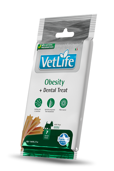 FARMINA Vet Life Friandises Dentaires Chien Mini Obesity