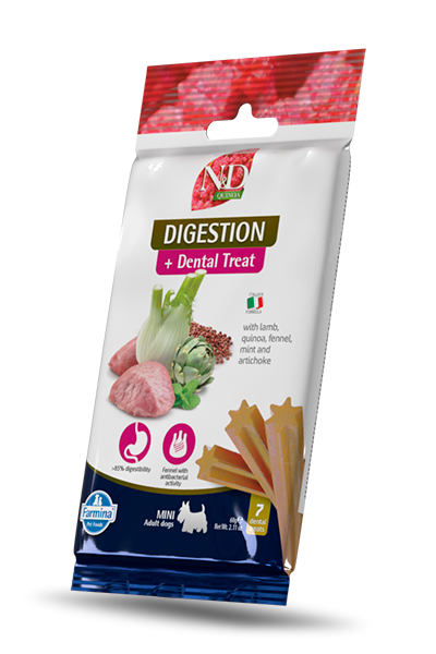 FARMINA N&D Quinoa Friandises Dentaires Chien Mini Digestion