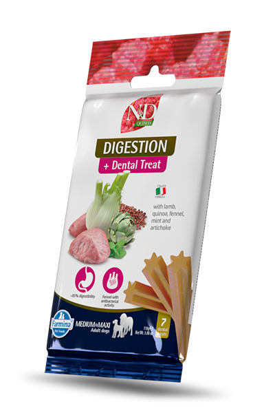 FARMINA N&D Quinoa Friandises Dentaires Chien Medium/Maxi Digestion