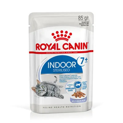 ROYAL CANIN Indoor Sterilised 7+ Gelée Chat 85g