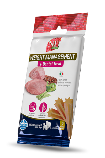 FARMINA N&D Quinoa Friandises Dentaires Chien Medium/Maxi Weight Management