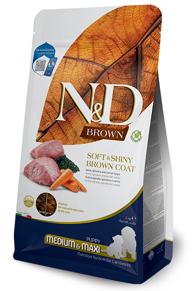 FARMINA ND Brown Chien Medium/Maxi Agneau
