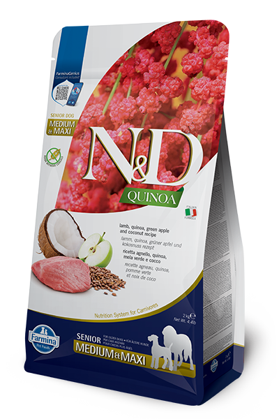 FARMINA ND Quinoa Chien Senior Medium/Maxi Agneau