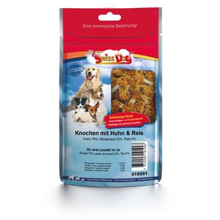 SWISSDOG Os de Poulet Riz