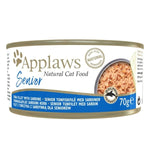 APPLAWS Senior Thon avec Sardine pour chats 70g