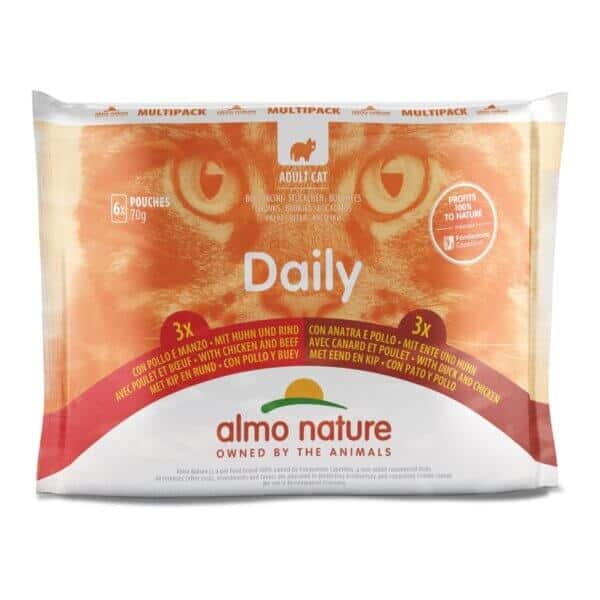 ALMO NATURE Daily Multipack Poulet Boeuf Canard