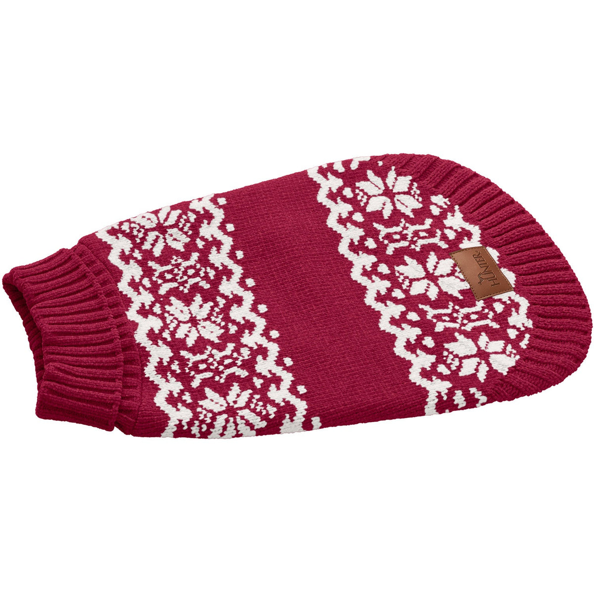 HUNTER Pull Birka Rouge/Blanc pour chien