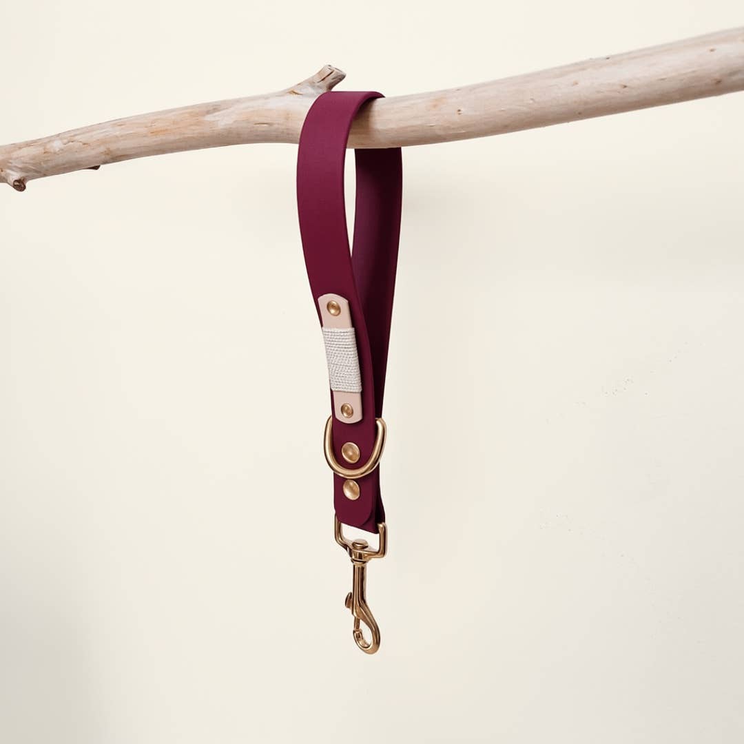 TRUFFE & FLAIR Poignée Biothane Signature - Framboise