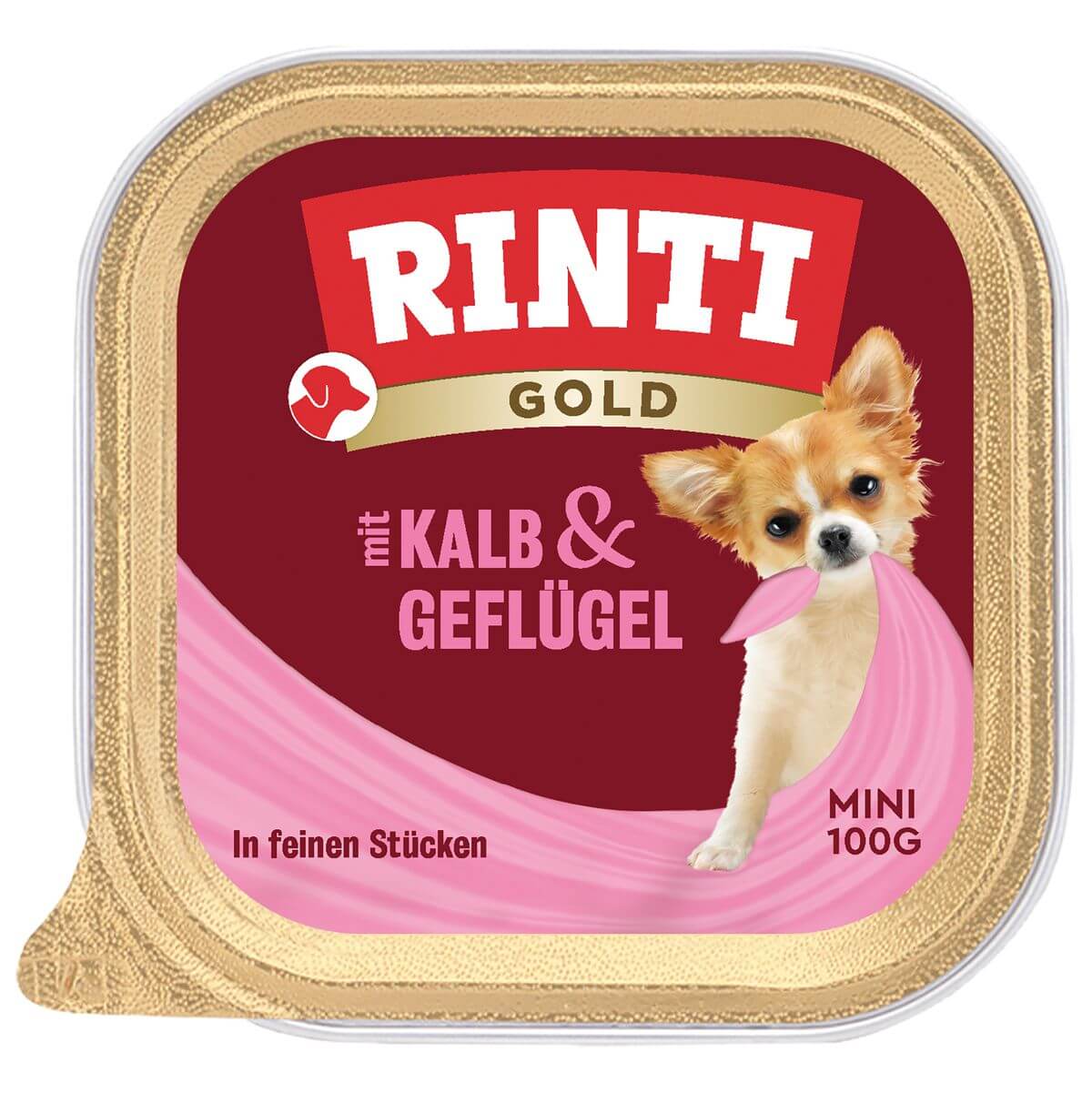 RINTI Gold Mini Kalb Geflügel 100g
