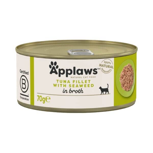 APPLAWS Filet Thon et Algues boîte de 70g et 156g