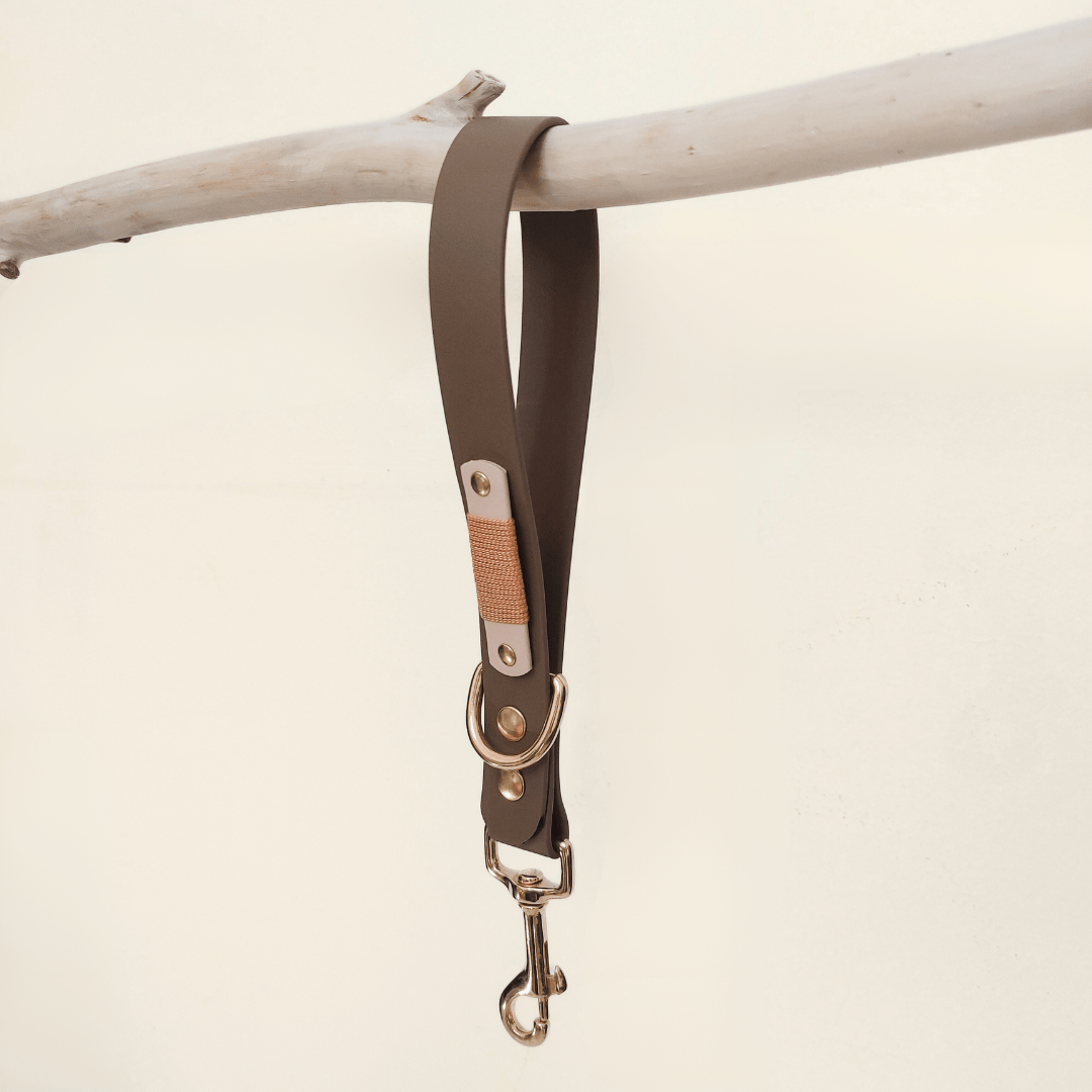 TRUFFE & FLAIR Poignée Biothane Signature - Marron