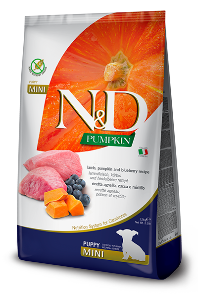 FARMINA ND Potiron Chiot Agneau Myrtille 285g