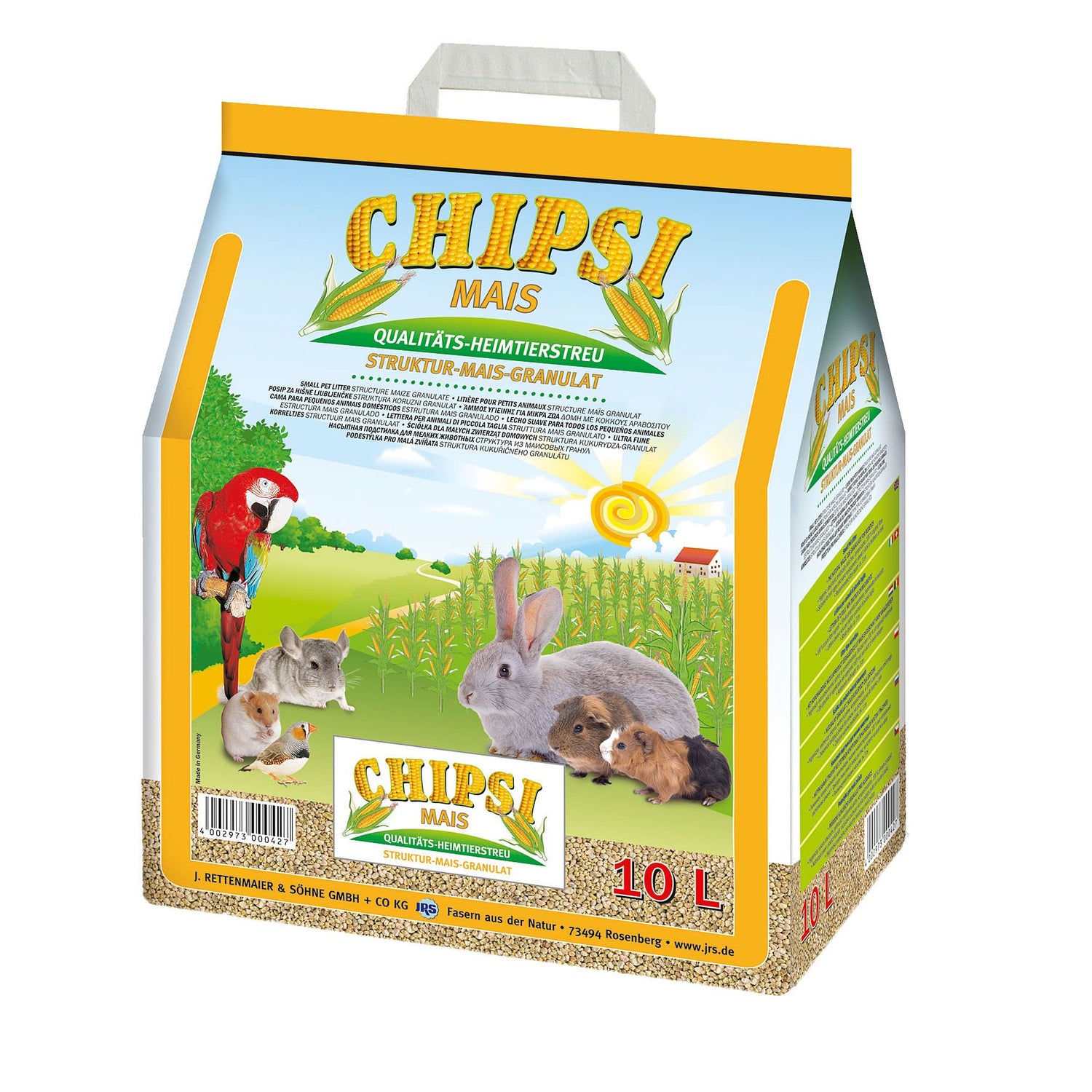 CHIPSI Maïs Katzenstreu 10L