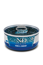 FARMINA ND Ocean Chat Thon Sardines Crevettes 70g