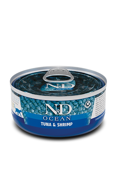 FARMINA ND Ocean Chat Thon Sardines Crevettes 70g
