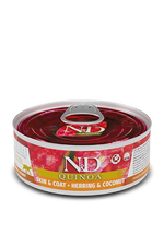 FARMINA ND Quinoa Chat Skin&coat Hareng Noix de Coco 80g