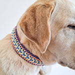 TRUFFE & FLAIR Collier tressé Biothane/Paracorde - Sunset