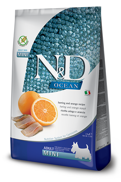 FARMINA ND Ocean Chien Hareng Crevettes 285g