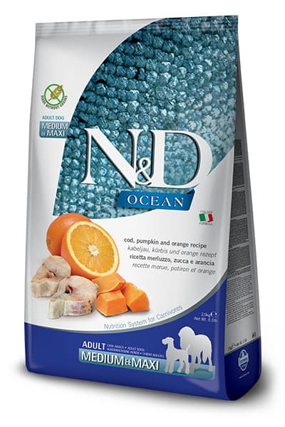 FARMINA ND Ocean Dog Med Max Cod Orange