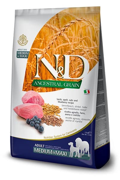 FARMINA ND Ancestral Grain Chien Medium/Maxi Agneau