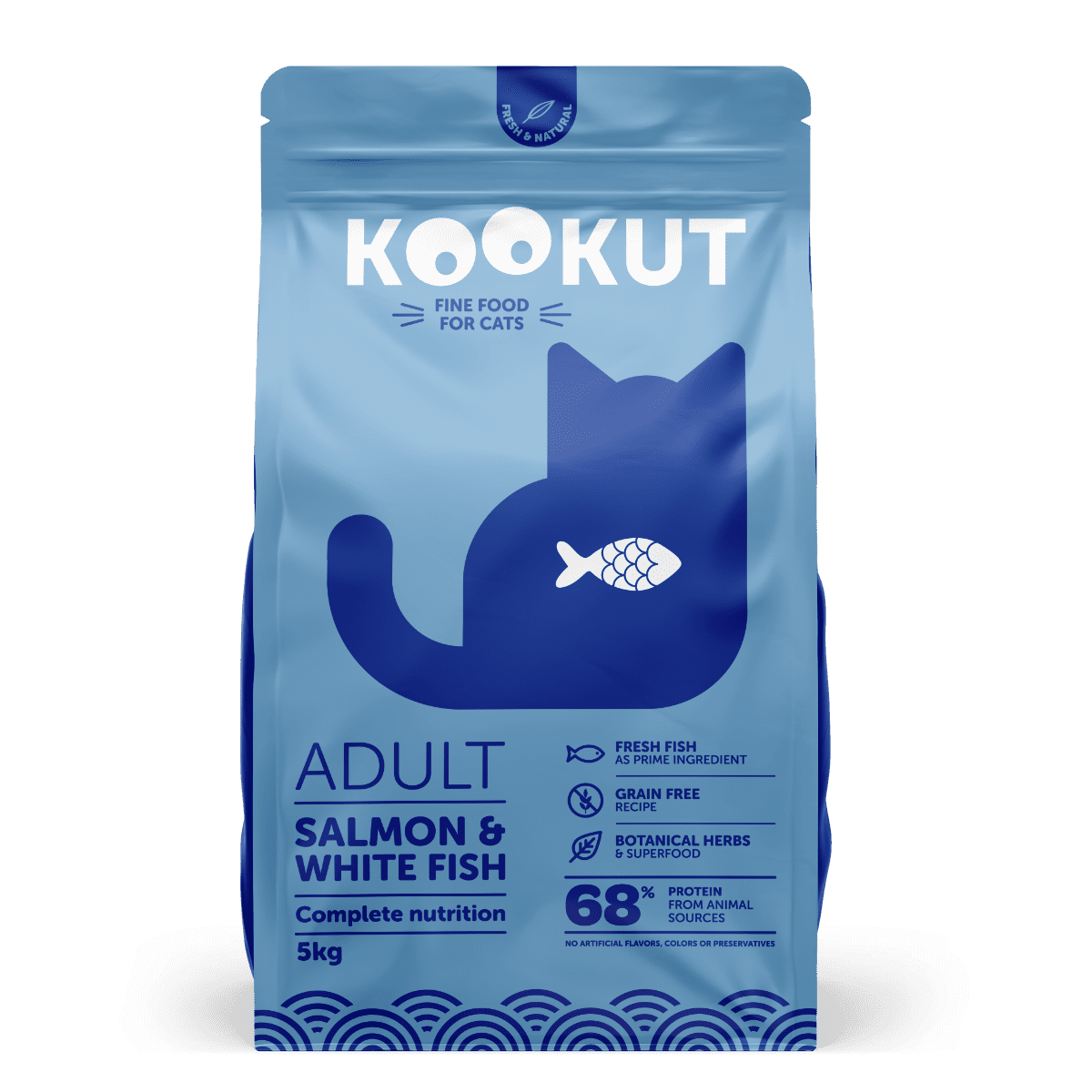 KOOKUT Cat Salmon White Fish