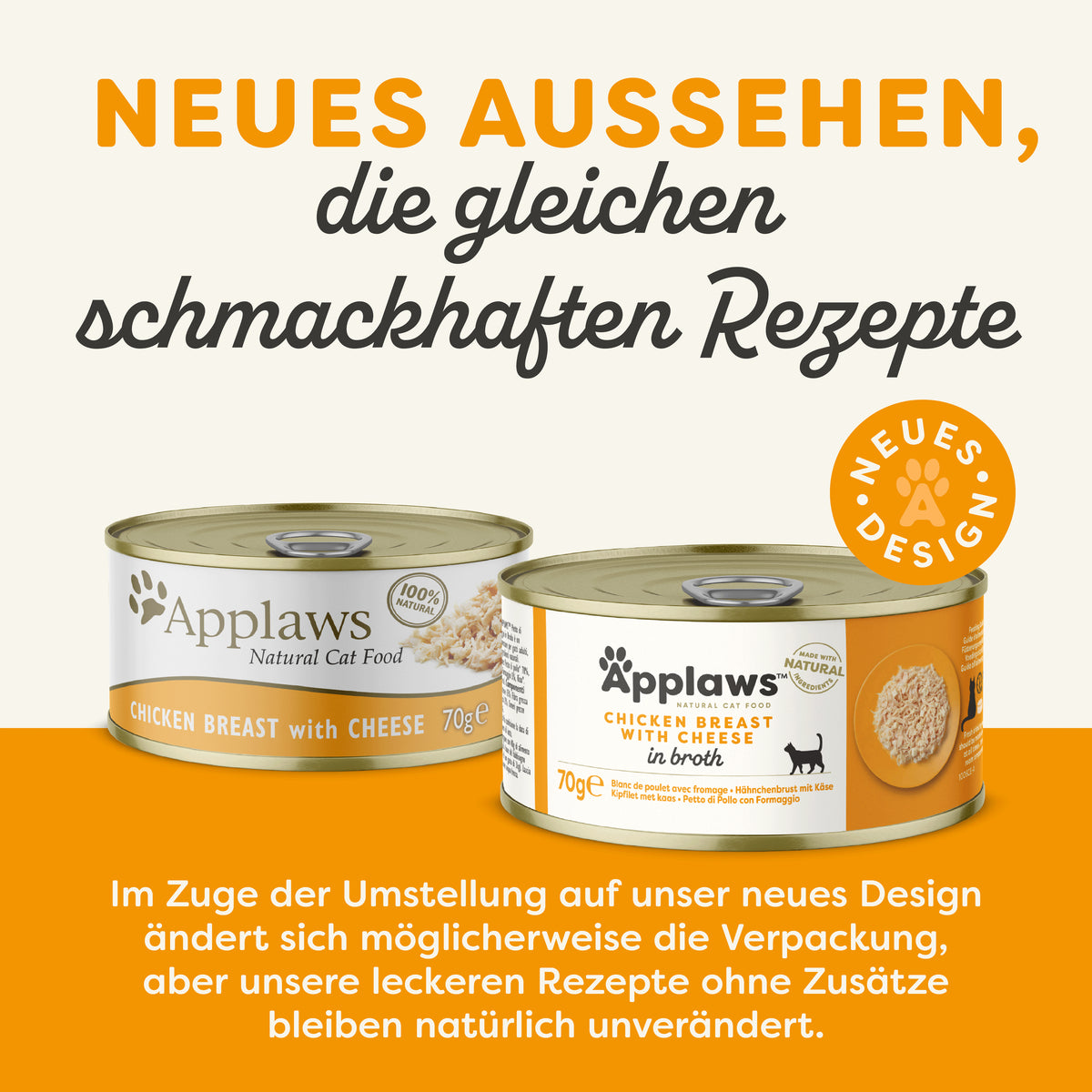 APPLAWS Dose Huhn Käse