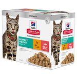 HILL'S Science Plan Adult Perfect Weight au poulet et saumon pour chat 85g