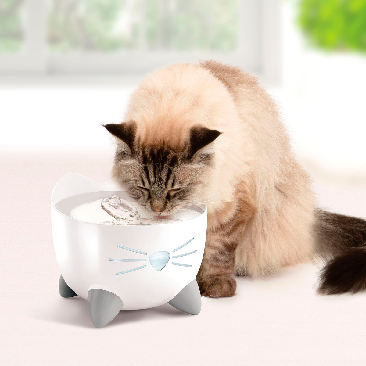 CATIT Stainless Steel Chrome Abreuvoir für Katzen 2.5l