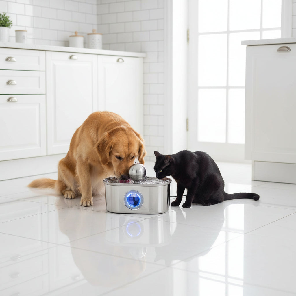 HELVEPET Fontaine Aluminim Hund & Katze
