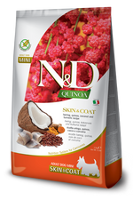 FARMINA ND Quinoa Chien Mini Skin&coat Hareng Noix de Coco 140g