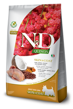 FARMINA ND Quinoa Chien Mini Skin&coat Quaille Noix de Coco
