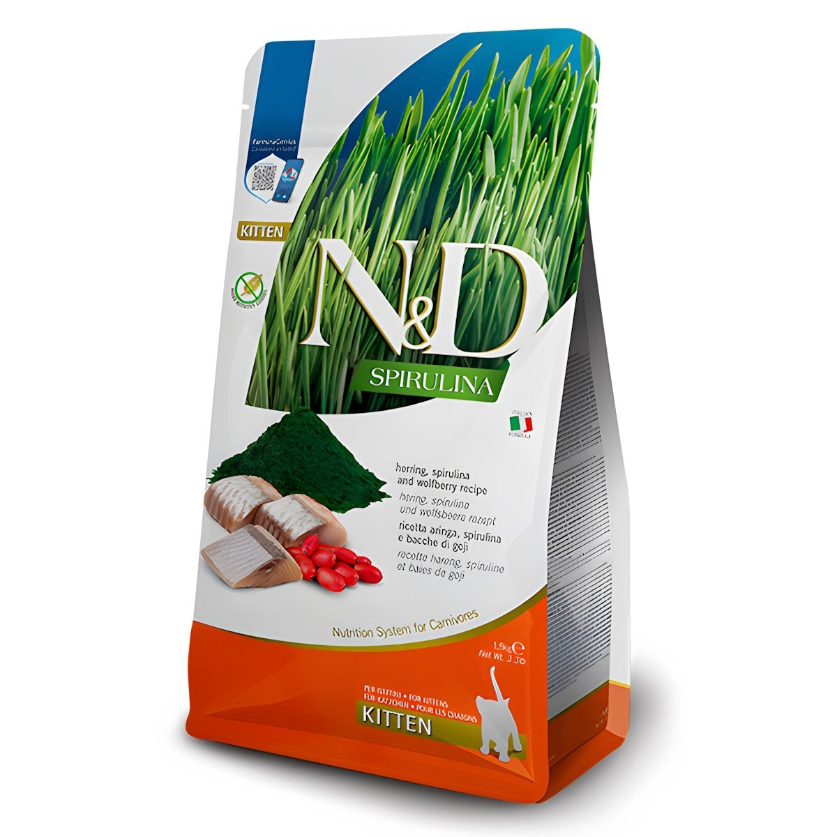 Farmina N&D Spirulina Kitten Hareng 1.5 kg