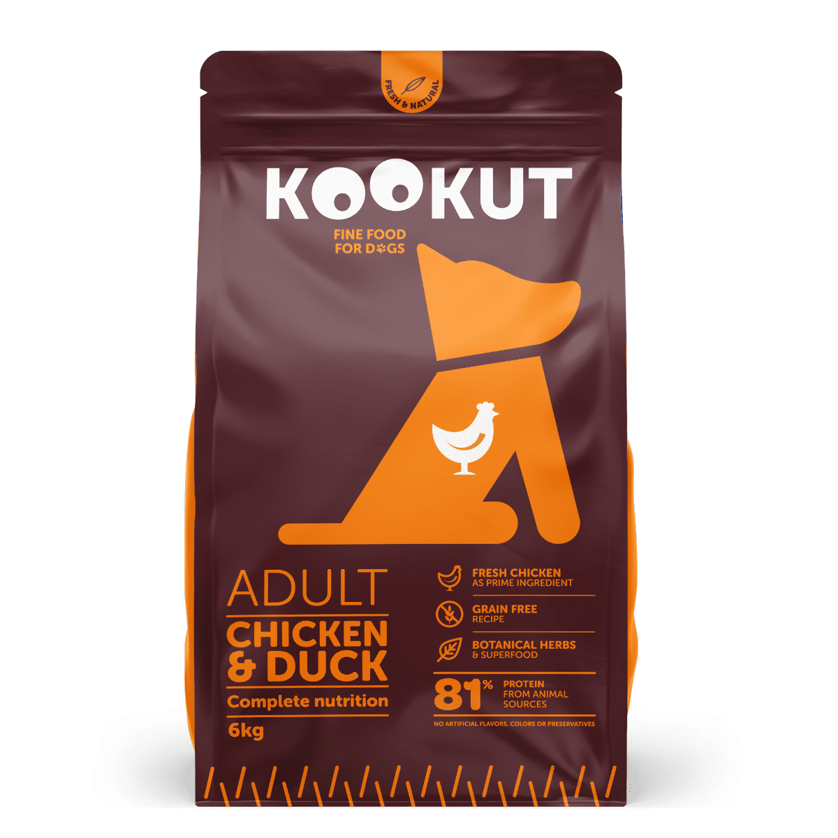 KOOKUT Dog Chicken Duck
