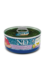 FARMINA N&D Natural Chat Thon Crevettes 70g