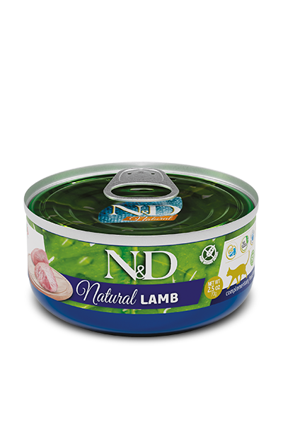 FARMINA N&D Natural Chat Agneau 140g